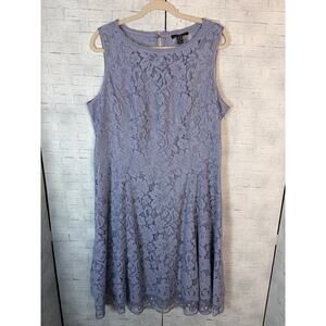 Isaac Mizrahi women’s dress sleeveless lace evening wedding guest plus size ￼